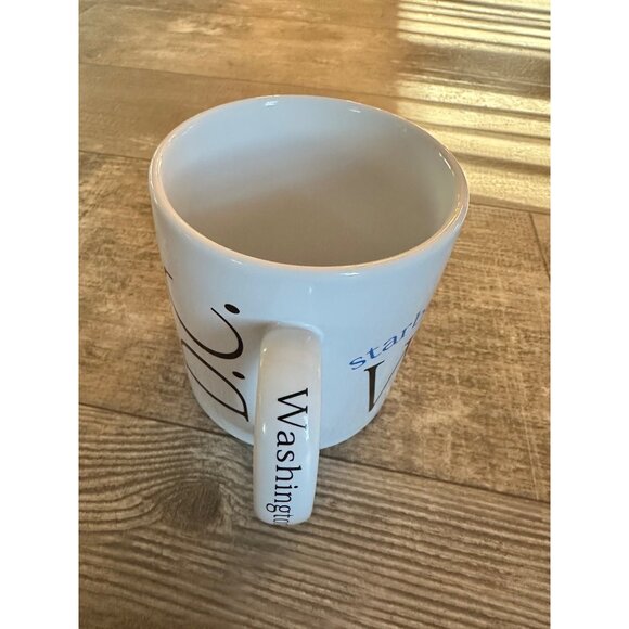 Starbucks Washington DC Mug 20 Oz Blue & White Coffee Cup Featuring Capitol Dome - Picture 5 of 8